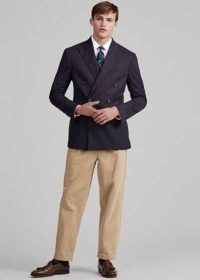 Blazer Polo Ralph Lauren Hombre Azul Marino - Polo Stretch Wool - WYFIJ0572